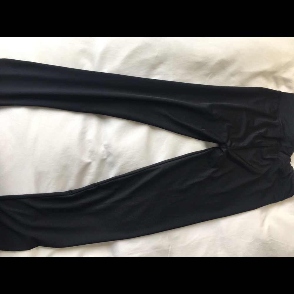 A worn tow times Reebok leggings